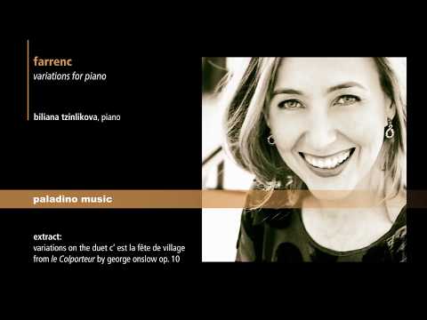 Biliana Tzinlikova: Farrenc — Variations for piano (pmr 0088) PREVIEW