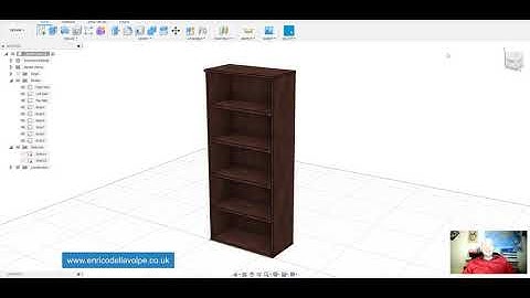 Video Tutorial: How to make a stretchable 3D wooden bookcase in just 8 minutes with Fusion360