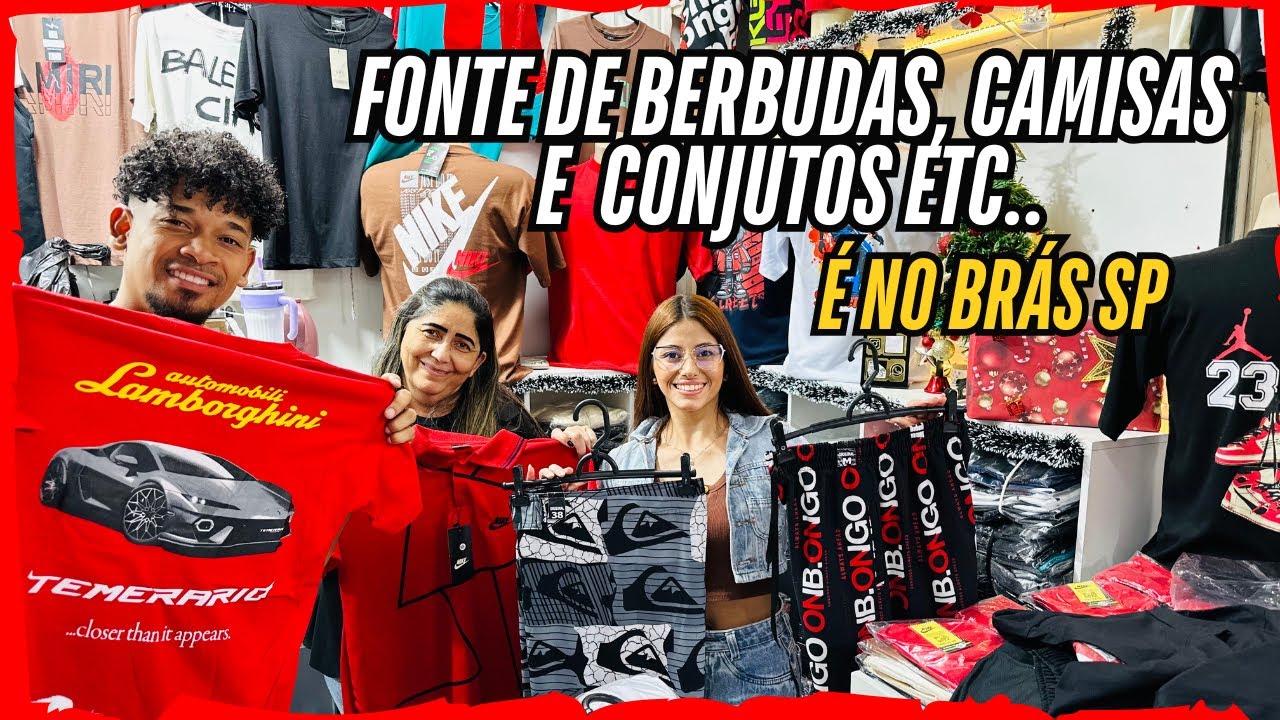 📍💰 VARIEDADE É AQUI MESMO! CAMISETA | BERMUDA | CONJUNTO | É NA FAMILIA SURF| É O BRÁS SP!!! 💰📍