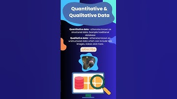 Quantitative & Qualitative Data