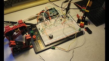 Arduino MegaADK episode 56: Mechatronics, fischertechnik, digital, analog, gEda, wiring,oscilloscope