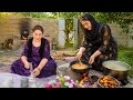 Iranian Rural Cuisine | Traditional Wood-Fired Sabzi Polo (Sabzi Polo) Authentic Zagros Village Food