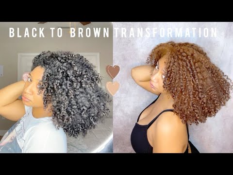 How To Dye Your Hair Light Brown| Textures & Tones Light Golden Brown