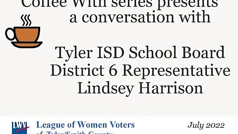 LWV Coffee With Lindsey Harrison