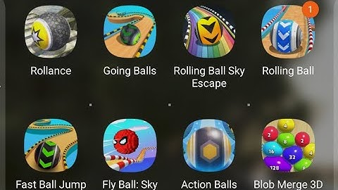 Rolance Vs Going Ball VS Rolling Balls Vs Action Ball VS Ball Merge 2048 - All Levels Gameplay