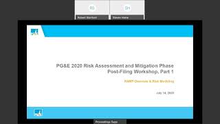 CPUC Workshop on PG&E 2020 Risk Assessment & Mitigation Phase Post-Filing Part 1 (July 14, 2020)