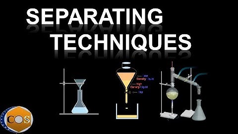 Separating methods/techniques: Experimental techniques: Chemistry IGCSE/GCSE/O levels