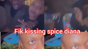 Spice Dianah kissing Fik Fameica in a car😘😘