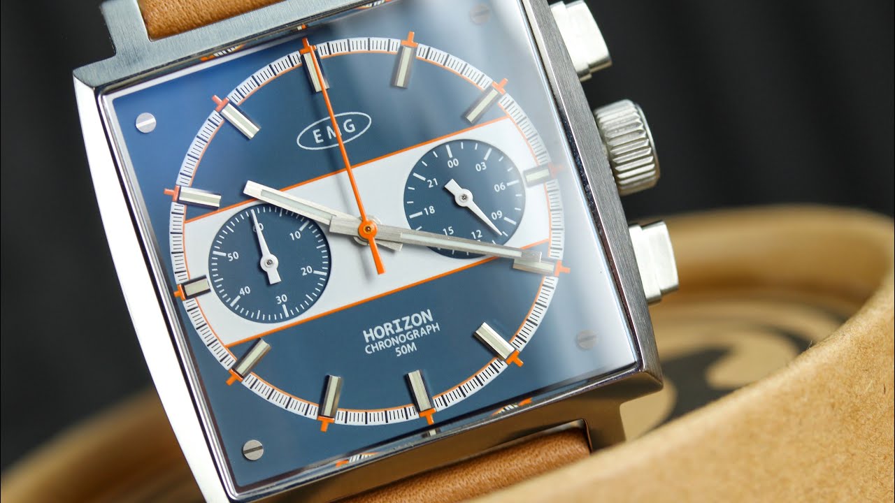 EMG Horizon Chronograph Tag Heuer Monaco Homage YouTube