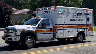 Closter Volunteer Ambulance Rescue Corps Ambulance 726 Responding 61422