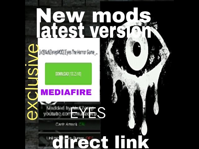 (100%)Eyes : Horror Games Hack ( MOD MENU ) V. 5.7 APK MOD, how to download  it horror game Mod APK . 