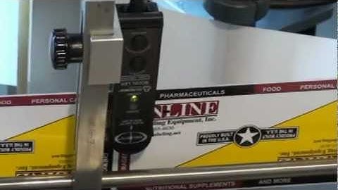 Training for Model 1000: Training the Label Eye Gap Sensor