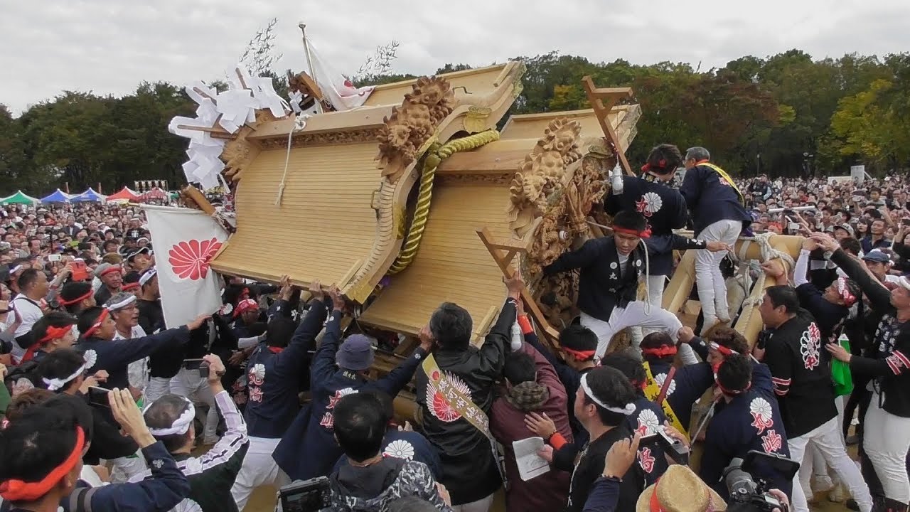 平成30年 11月4日 地車in大阪城2018 本宮 丸嶋 小嶋 山合わせ