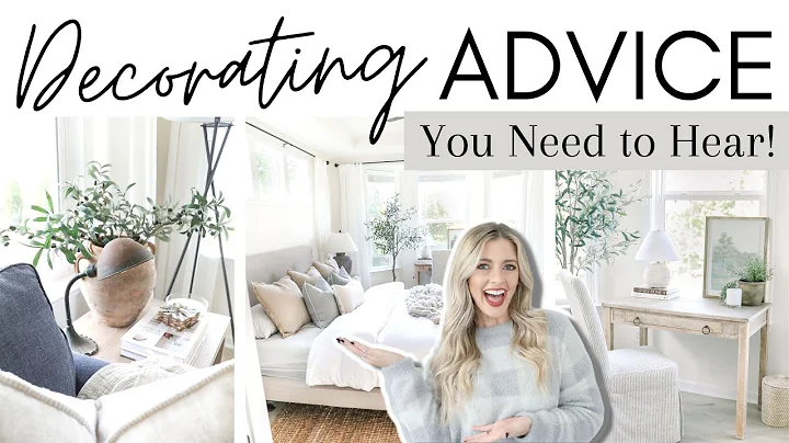 INTERIOR DESIGN ADVICE || DECORATING TIPS || HOME ...