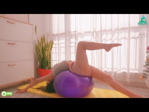exercise ball😛 hip up 요가운동 애플힙 Workout😛 홈트 운동 運動 🌊 Yoga Stretching movement