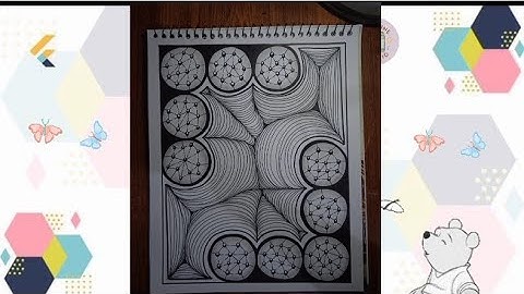 Zentangle pattern part 1 | Beginners friendly | SoftLine Studio