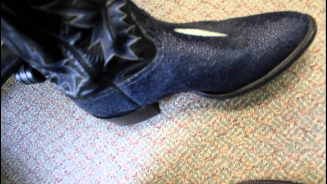 blue stingray cowboy boots