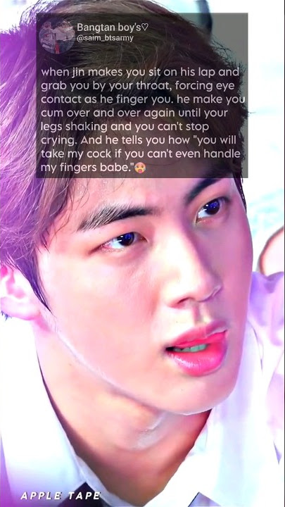 when jin fingers you and you cum over and over until your legs shaking🔥🔞 #shorts #jin