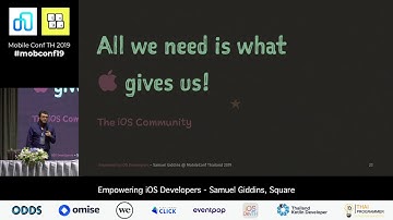 [Mobile Conf TH 2019] Emporing iOS Developers - Samuel Giddins