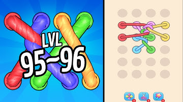 🏅 TANGLE ROPE 3D 🤪 Level 95~96 🧩 Gameplay Walkthrough