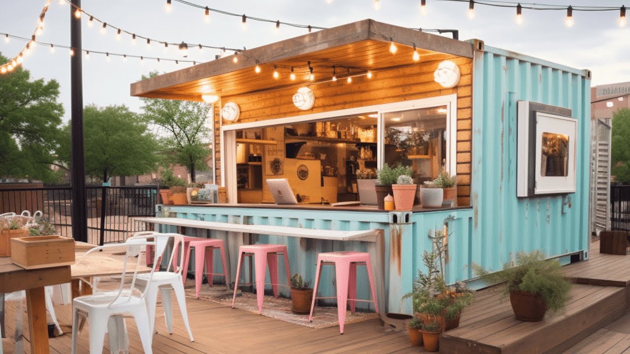Shipping Container Restaurant Design Ideas - YouTube
