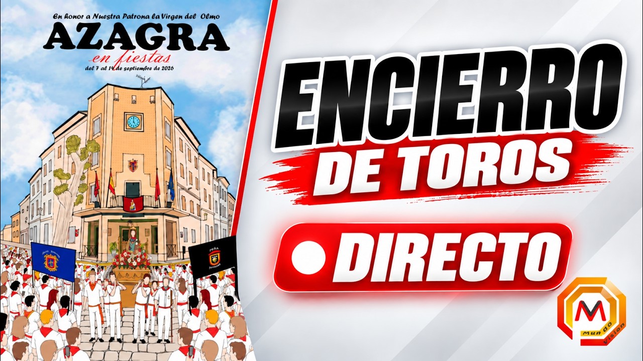 Directo - Fiestas Azagra -  Encierro  - Día 13 de septiembre.