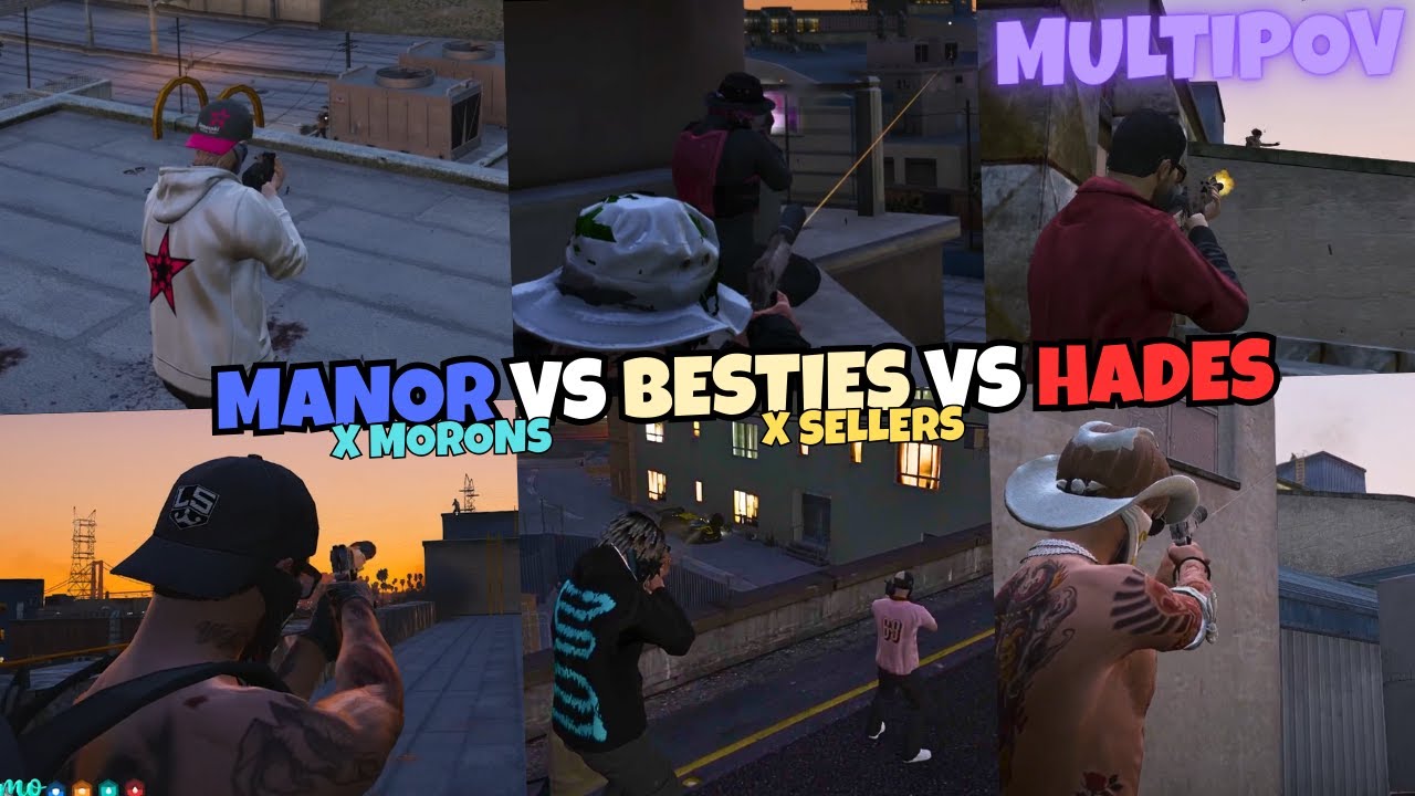 Manor x Morons vs Besties x Sellers vs HADES Bank Truck Contest | MultiPOVs | NOPIXEL 4.0 GTA RP
