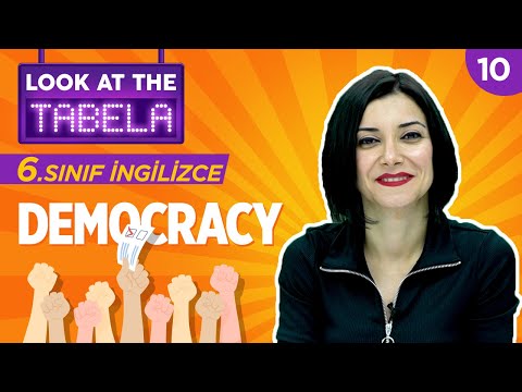 DEMOCRACY: 6. Sınıf İngilizce 10. Ünite Kelimeleri ve Konu Anlatımı| Duygu Şenkayalı #10