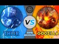 GODZILLA VS THOR || God Of Thunder Vs King Of The Monsters || #DkOpinion