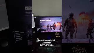 Razer Chroma looking 🔥 🔥  for #battlefield6 #gaming #razer #chroma #pcgaming #meta #metaglasses