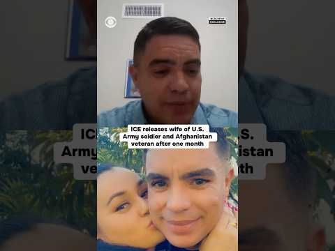 ICE releases wife of U.S. Army soldier and Afghanistan veteran after 1 month #shorts