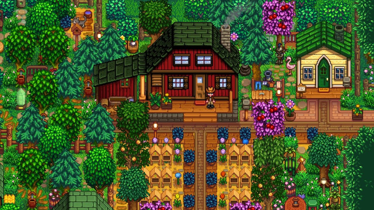 Stardew Valley 1.6  - Forest farm year 6 perfection showcase