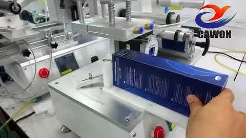 box corner semi automatic labeling machine