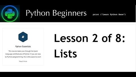 Python List Tutorial