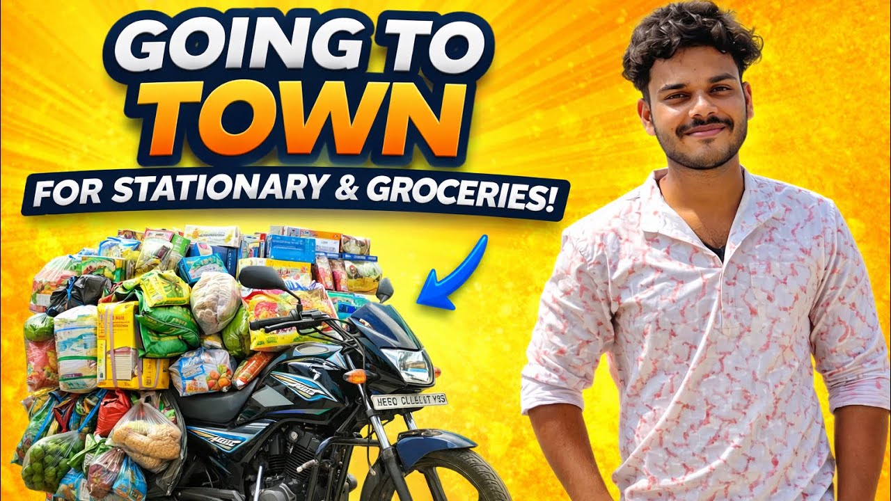 ఈ రోజు మనం గాజ్వెల్ కి పోయ్  కొన్ని stationary items & గ్రోసెరీస్ తీసుకోదాం 😵‍💫😵‍💫😵‍💫😵‍💫