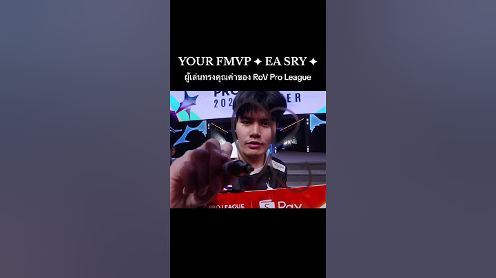 YOUR FMVP ✦ "EA SRY" ✦ ผู้เล่นทรงคุณค่าในการแข่งขัน RoV Pro League 2024 Winter🏆