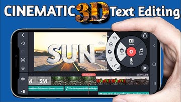 Tutorial CINEMATIC 3D TEXT in Kinemaster and Pixellab | CINEMATIC 3D TEXT Editing in Kinemaster |