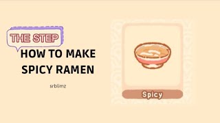 [KUMA SUSHI BAR] The Step How To Make SPICY RAMEN screenshot 4