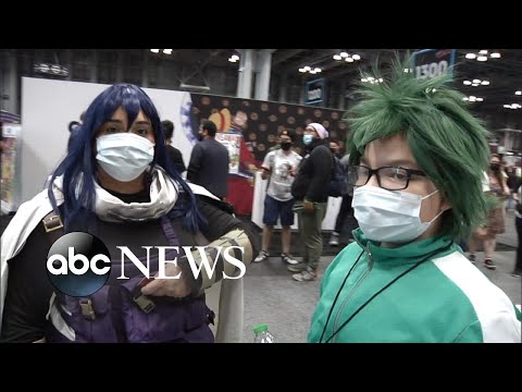 Comic Con back in person at the Javits Center in NYC.