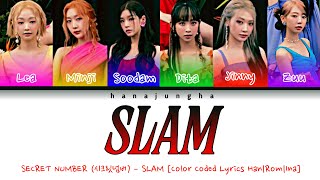 Download lagu SECRET NUMBER (시크릿넘버) – SLAM [Color Coded Lyrics Han|Rom|Ina]