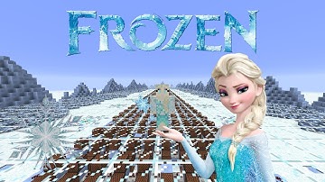 Let It Go | Frozen | Note Block Song & Command Block Castle