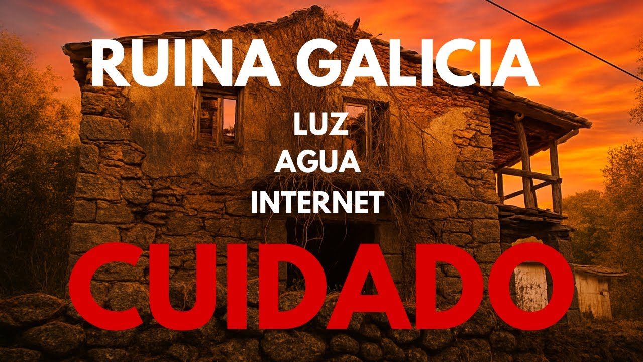 RUINAS en GALICIA: La VERDAD del precio para tener Luz, Agua, Sumidero e Internet