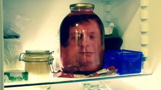 Отрубленная голова в холодильнике: пранк на Halloween / Severed head in the fridge: Halloween prank