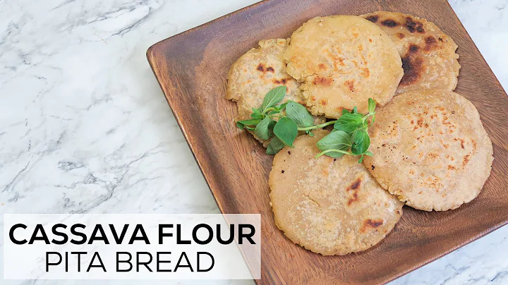 How to make HOMEMADE GARLIC PITA BREAD | Cassava Flour Recipe | Gluten-free, Paleo + Nut Free