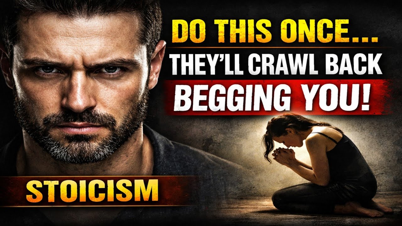 Do This Once — They’ll Come Back Begging Without You Chasing | Stoicism
