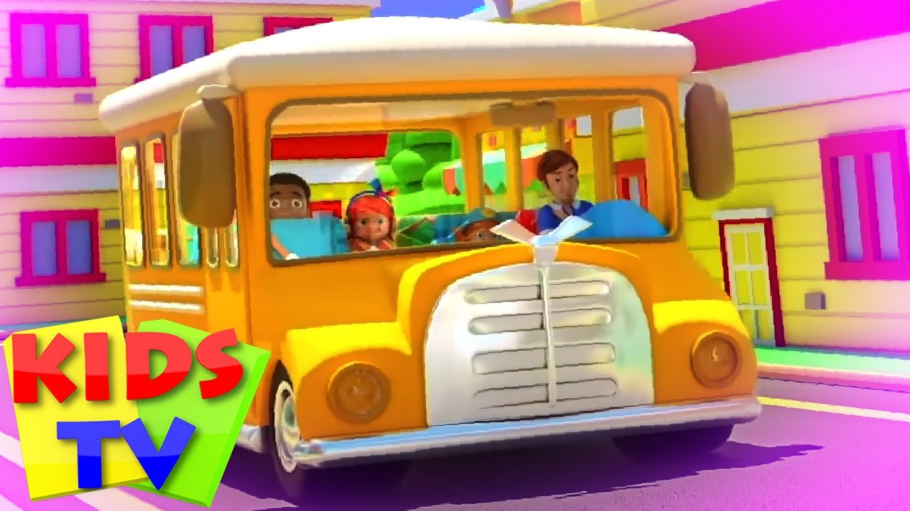 العجلات على الحافلة | قصائد للأطفال | روضة أطفال | Kids Tv Arabic | تعليم الاطفال | قافية الحضانة
