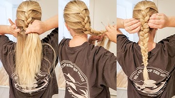 How To French Braid, Full Talk Through For Beginners!