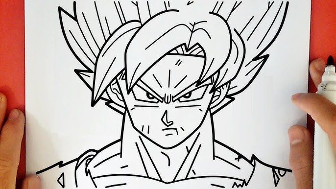 How To Draw Goku (Ultra Instinct), Step By Step