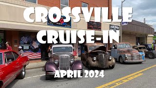 CAR SHOW – Crossville Cruise-In – Crossville, Tennessee – April 2024 – Hot Rods & Classic Cars