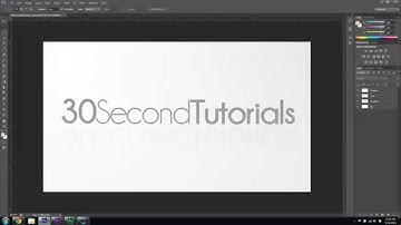 How to Flatten Image in Photoshop -- 30SecondTutorials